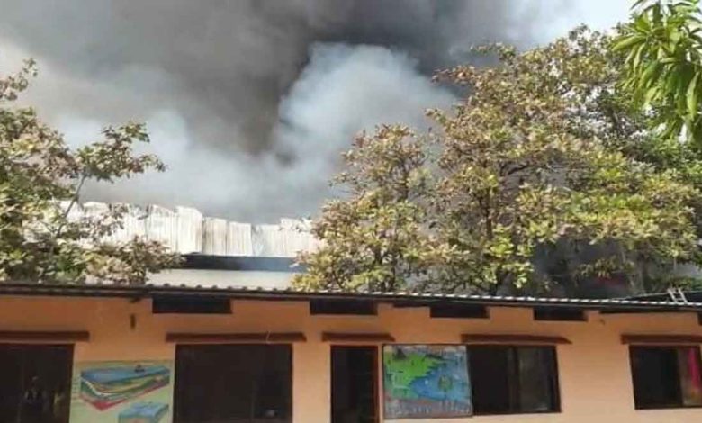 Pimpri-Chinchwad: A fire broke out at a company of incense sticks