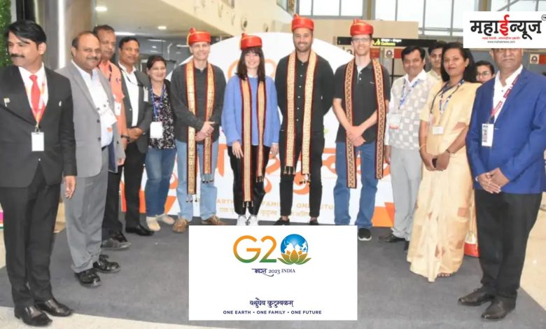 38 representatives of various countries arrived in Pune for the G-20 meeting