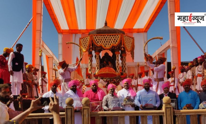 Chhatrapati Sambhaji Maharaj coronation ceremony in Raigad in excitement