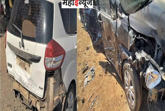 Strange accident on Mumbai-Bangalore highway, speeding truck collided with 10-12 cars