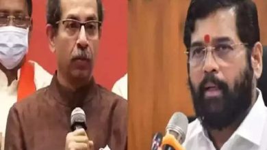 Politics over connection of main road to service road... Eknath Shinde said relief from jam, Uddhav Thackeray said accidents will increase...