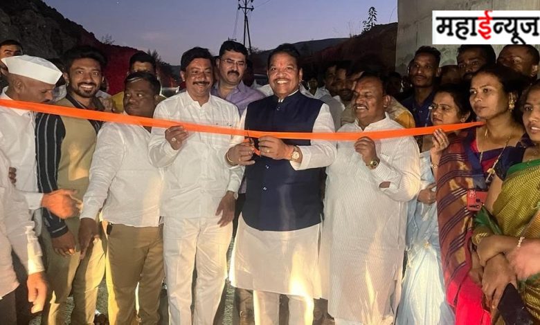 Jambhul railway subway connecting 40 villages in Andar Mawl opened; Inaugurated by MP Srirang Barane