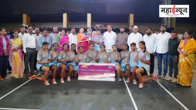 Rajmata Jijau team won the Krantijyot Mahila Pratishthan Yuva Kabaddi Series match