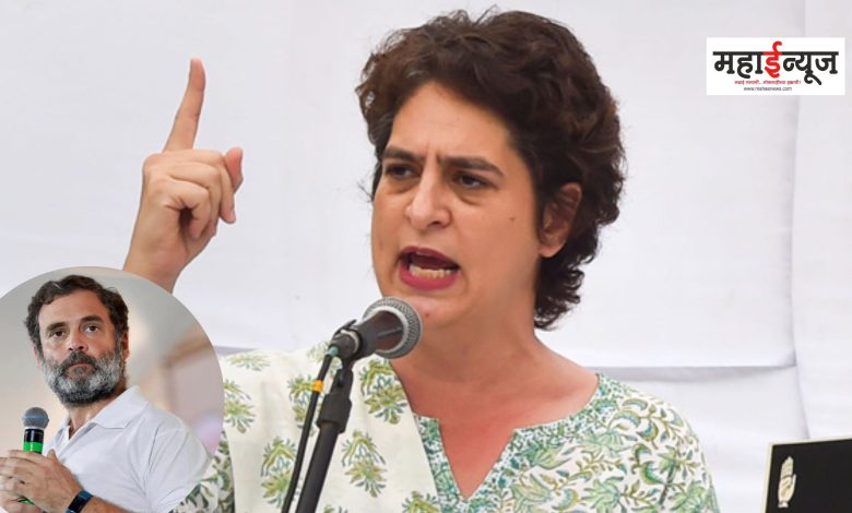 As soon as Rahul Gandhi's candidacy was cancelled, Priyanka Gandhi's tweet became the talk of the town