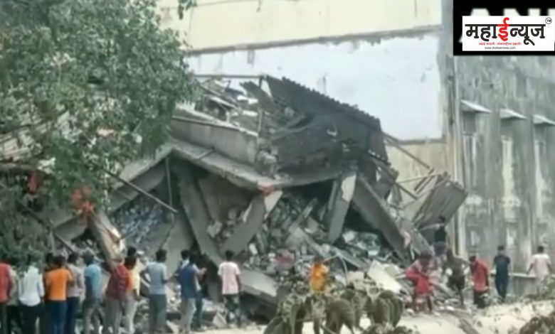 A building collapsed in Bhiwandi area