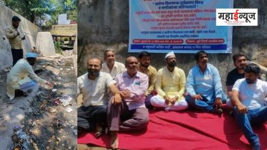 NCP's sit-in-the-drain protest against the health department