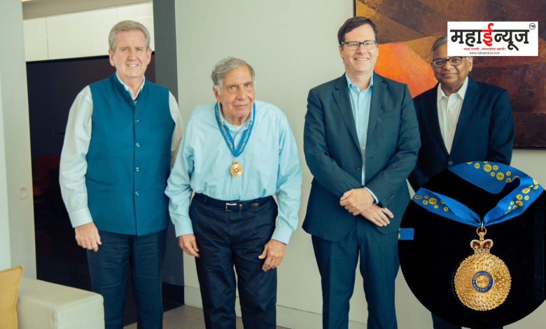 Ratan Tata honored with Australia's highest civilian award