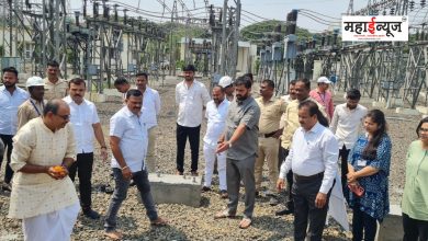 Bhoomipujan of power line work from Waste to Energy project by Mahesh Landge