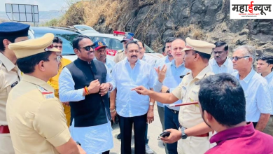 'Lane cutting', rules should be strictly enforced!, MP, Srirang Barane, along with officials, inspecting the 'Expressway',