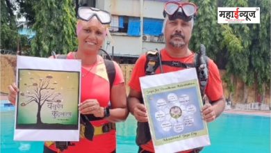 Ex-Marine Commando Ravi Kulkarni Couple Underwater Yoga Demonstrations