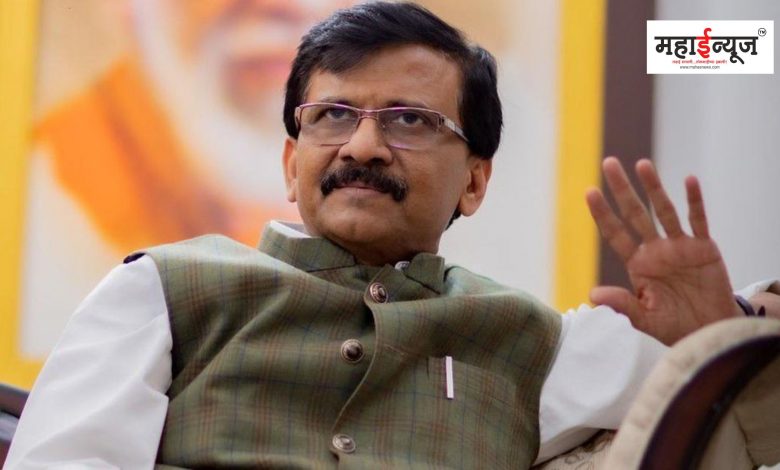 Sanjay Raut's spitting in front of the media is in controversy