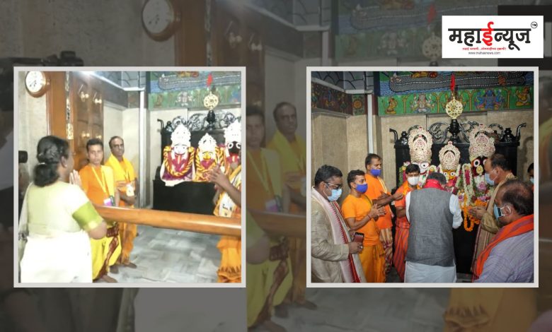 Why President Draupadi Murmu was erected outside the Jagannath temple