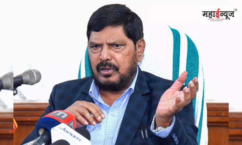 Ramdas Athawale said that one minister should be given in the cabinet expansion of the state