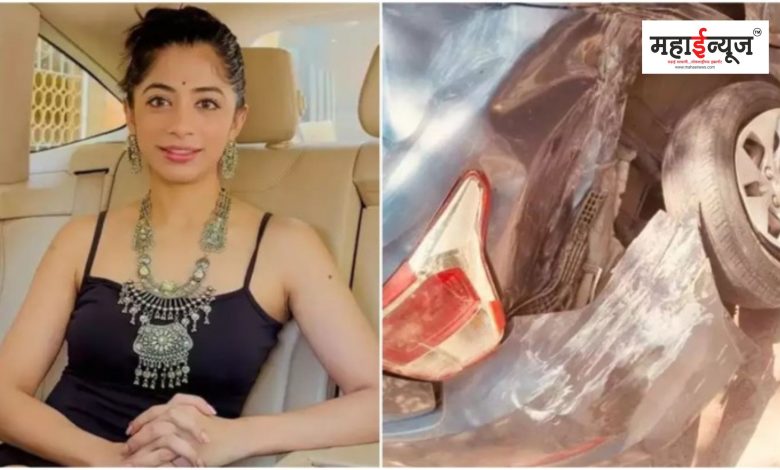 Actress Snehal Rai's car met with an accident while going towards Pune