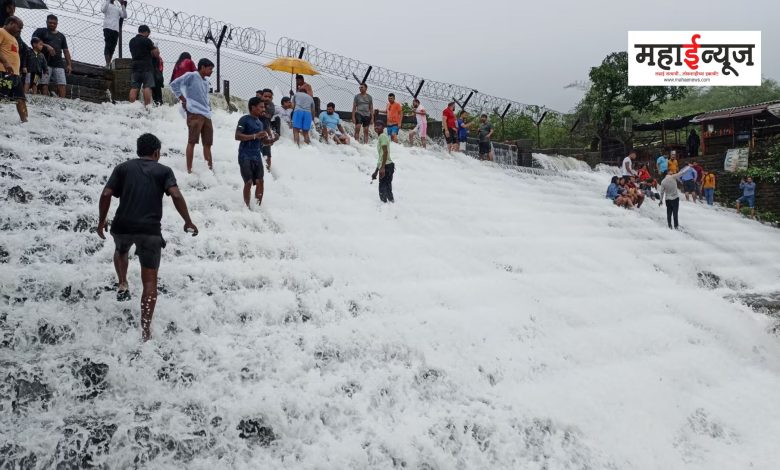 Bhushi dam overflow in Lonavala