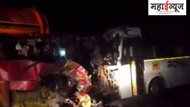 In Buldhana, bus accident again, accident, five dead, more than 20 injured,