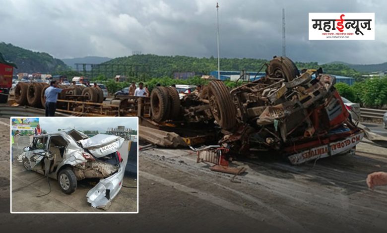 Tragic Accident on Mumbai Pune Expressway Leaves 2 Dead and 4 Injured