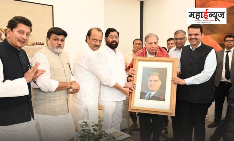Maharashtra's first Udyogratna Award conferred on industrialist Ratan Tata