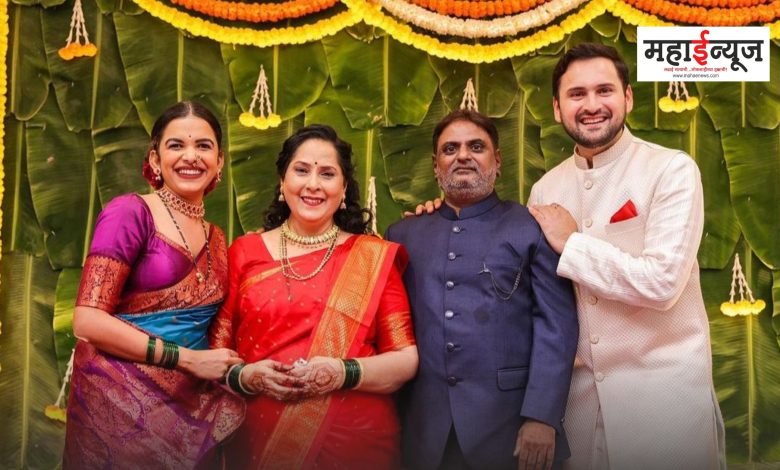 Actor Siddharth Chandekar arranged mother's second marriage