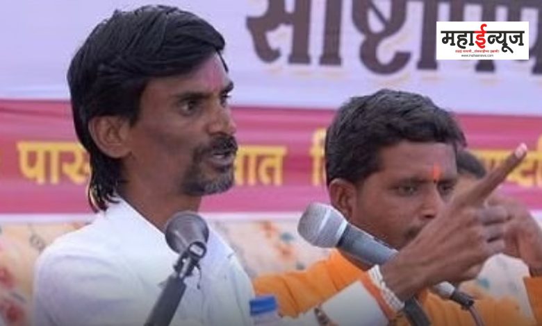 Manoj Jarange Patil said that if the GR does not come, the agitation will not stop