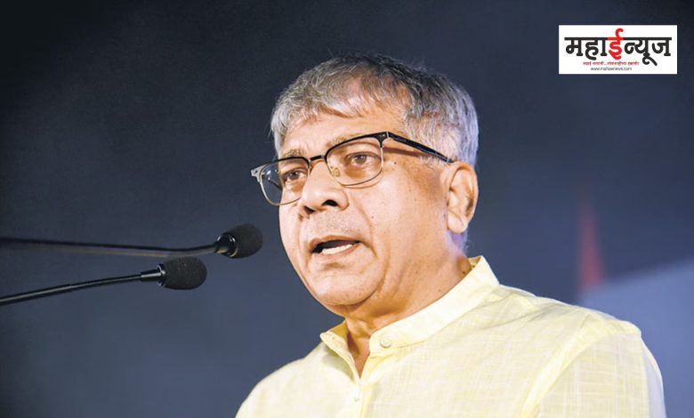 Prakash Ambedkar said that he will contest all seats in the state