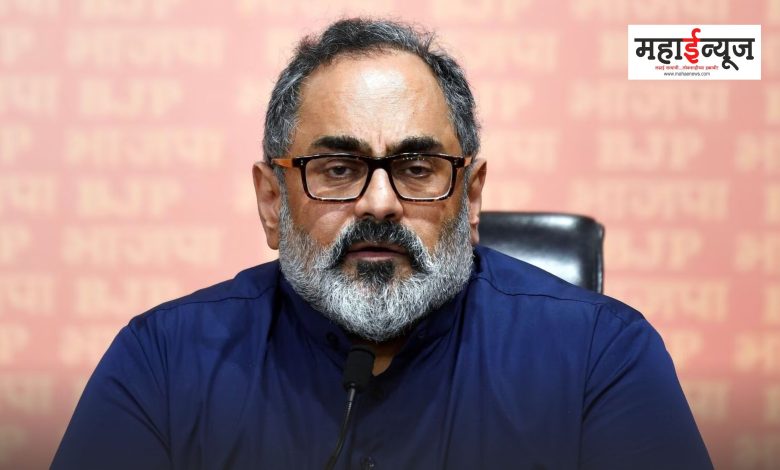 Rajeev Chandrasekhar said that if India's nadi starts, your children will become orphans