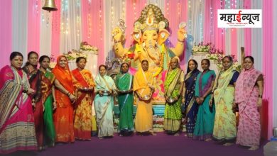 Haldi-kunku ceremony by Shiv Swarajya Ganesha Mandal in excitement