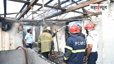 Pimpri-Chinchwad: Fire broke out at a closed company in Bhosari while cutting gas