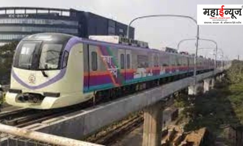 Ganeshotsav, metro, passengers, response, 63 lakh 23 thousand, income of Rs.