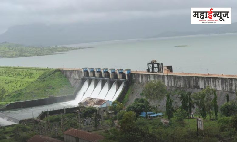 Pavana Dam is 100 percent full, discharge of water into the river bed has started