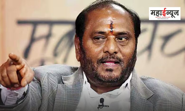 Ramdas Kadam said that I am against the demand of giving Kunbi certificate to Marathas