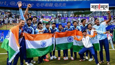Indian men's cricket team won the gold medal in the Asian Games