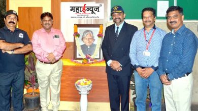 Missile Technology, in Development, "Missile Man of India", Dr. A. P. J Abdul Kalam, Outstanding Work, Additional, Commissioner, Ulhas Jagtap, Pimpri Chinchwad, Municipal Corporation, India, Former President, Bharat Ratna, Dr. A.P.J.Abdul, Kalam, Jayanti, Enthusiasm, Celebration,