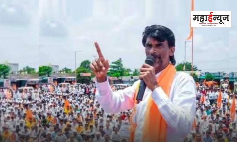 Manoj Jarange Patil said that first respect the caste, then the leaders