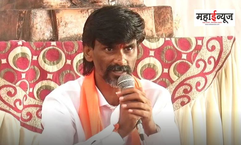 Manoj Jarange Patil said that he will announce the list of who prevented the reservation of Marathas