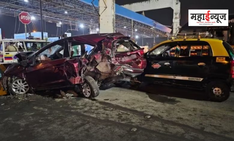 Terrible accident at toll booth on Bandra-Worli C-link in Mumbai, three died on the spot