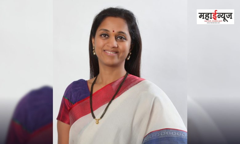 Parliament Maharatna Award to MP Supriya Sule for the second time
