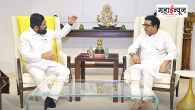 Meeting between Chief Minister Eknath Shinde and MNS chief Raj Thackeray over the issue of Marathi boards