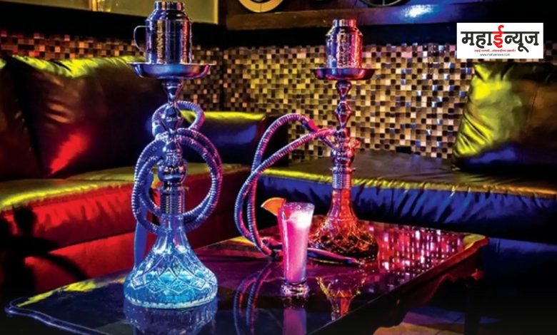 Police action on two hookah parlors in Hindwadi area