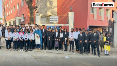 Law Students From Dr.D.Y Patil University's School of Law, Ambi, Talegaon Visited the District & Session's Court Family court Pune 