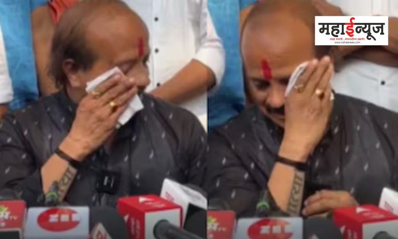 Vasant More breaks down in tears after resigning