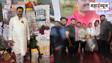 Thirty thousand books were collected on Hemant Rasane's birthday