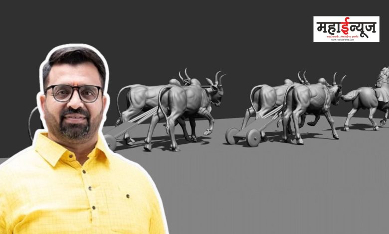Positive Story: Maharashtra's largest "Bullcart Race Sculpture" to be made in Bhosari