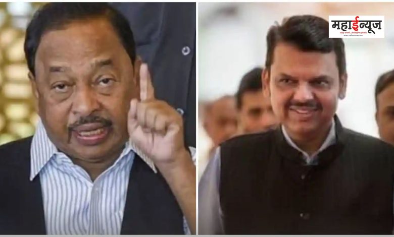 Narayan Rane said that he joined BJP because Devendra Fadnavis backed out