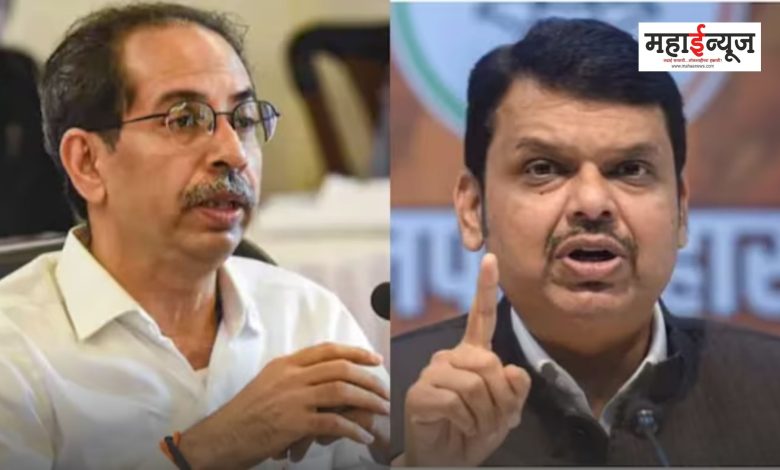 Uddhav Thackeray said that Fadnavis had given his word that he would prepare Aditya for the post of Chief Minister