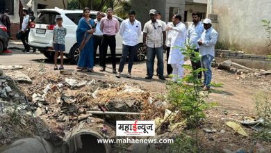 Good Initiative: MLA Mahesh Landge's 'team' in the field for pre-monsoon work!