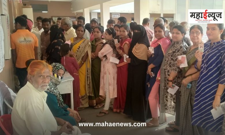 14.87 percent polling till 11 am in Maval