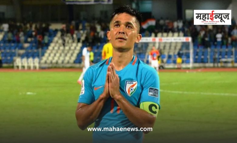 Indian football captain Sunil Chhetri announced his retirement