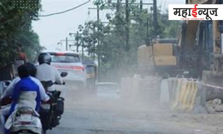 In Mumbai, dust storm, life disrupted,