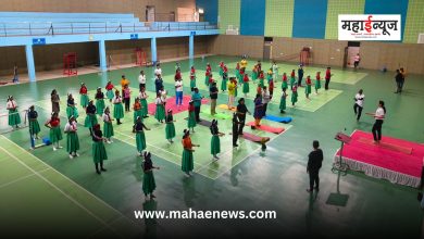 International Yoga Day celebrated at Sports Complex in Yerwada
